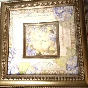 Memories Forever picture frame.  13"x13"